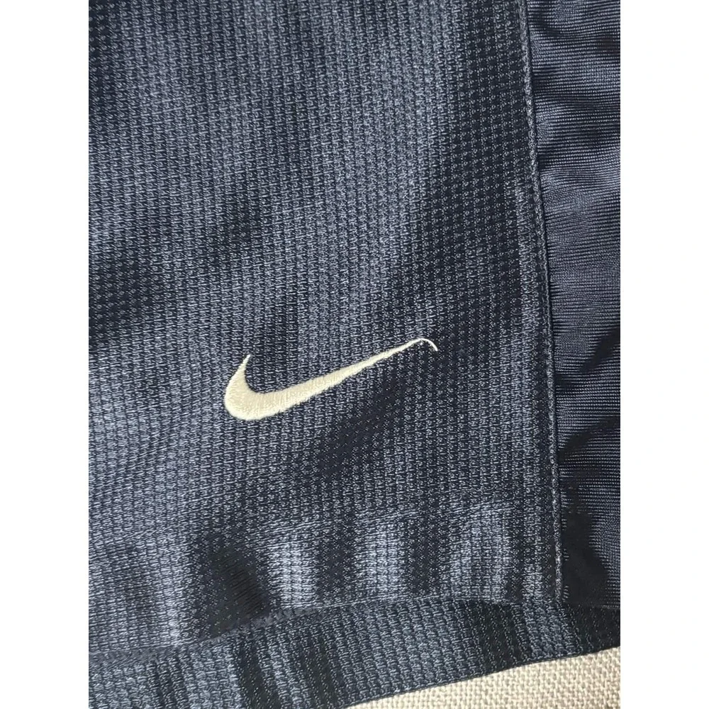 Nike Mens Large Basketball Shorts Navy Blue Dazzle Mesh